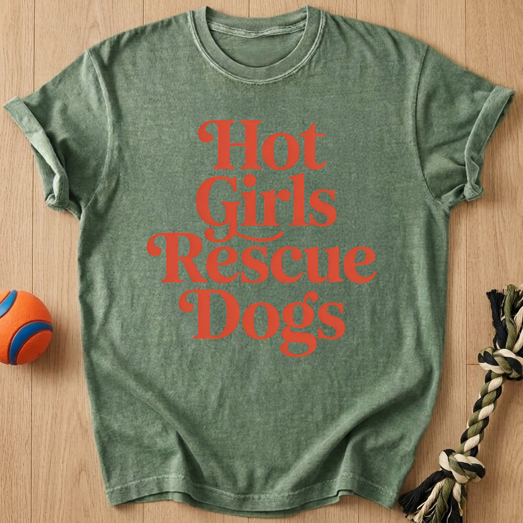 Rescue Dog T-Shirt – Moss t-shirt