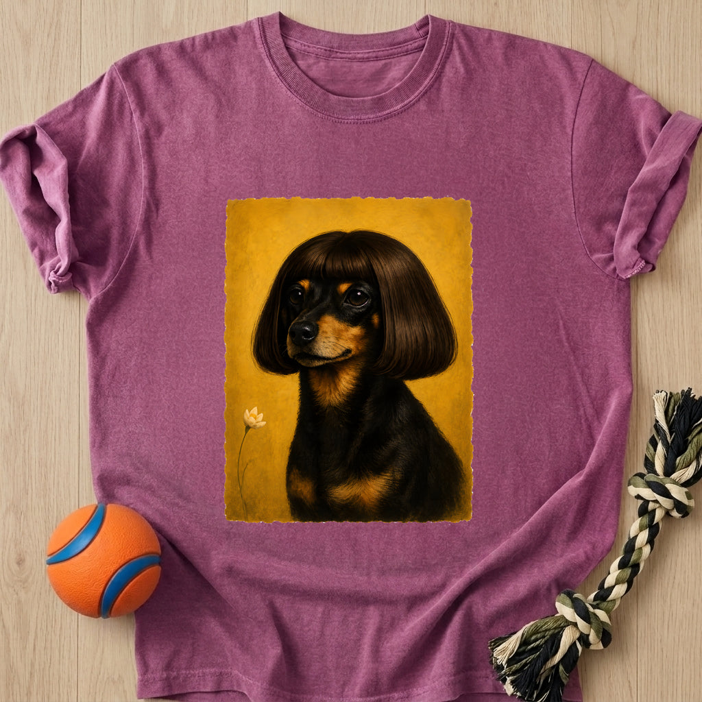 Retro Doxie T-Shirt – Berry t-shirt