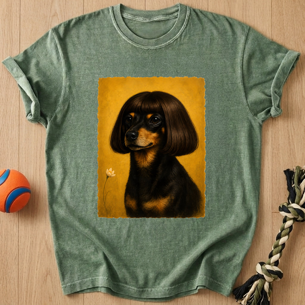 Retro Doxie T-Shirt – Moss t-shirt