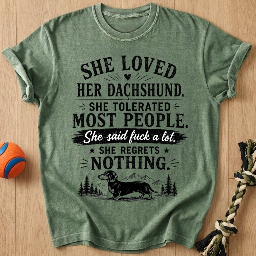 Said A Lot T-Shirt – Moss t-shirt