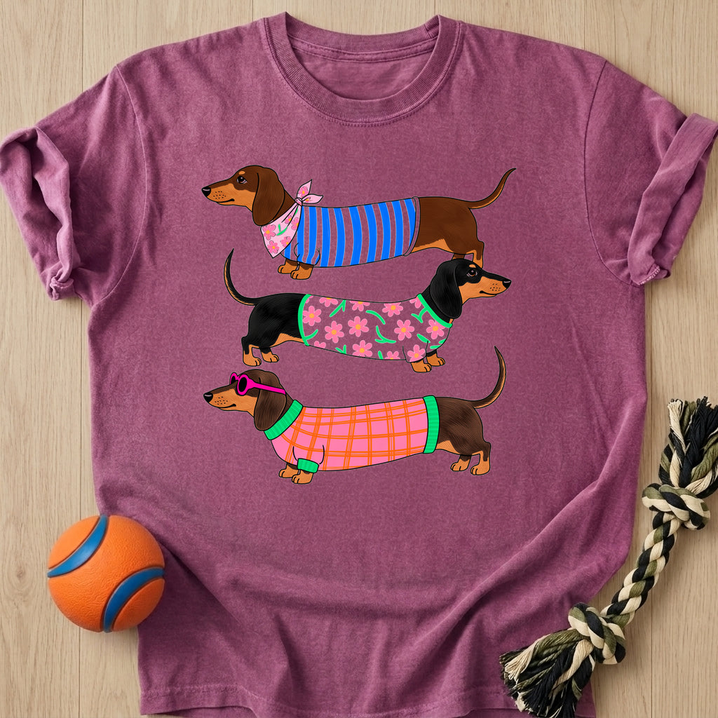 Sausage Dog T-Shirt – Berry t-shirt