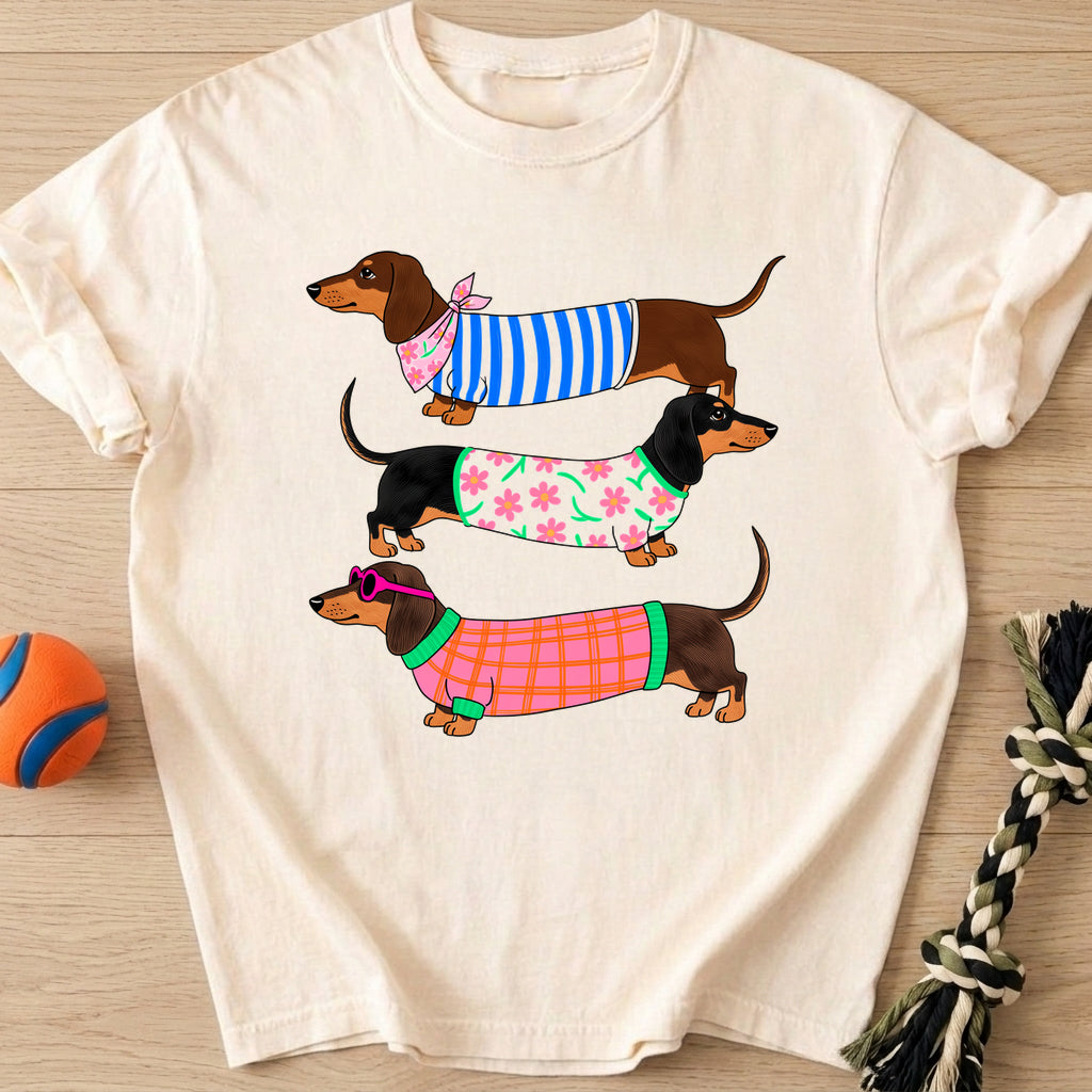 Sausage Dog T-Shirt – Ivory t-shirt