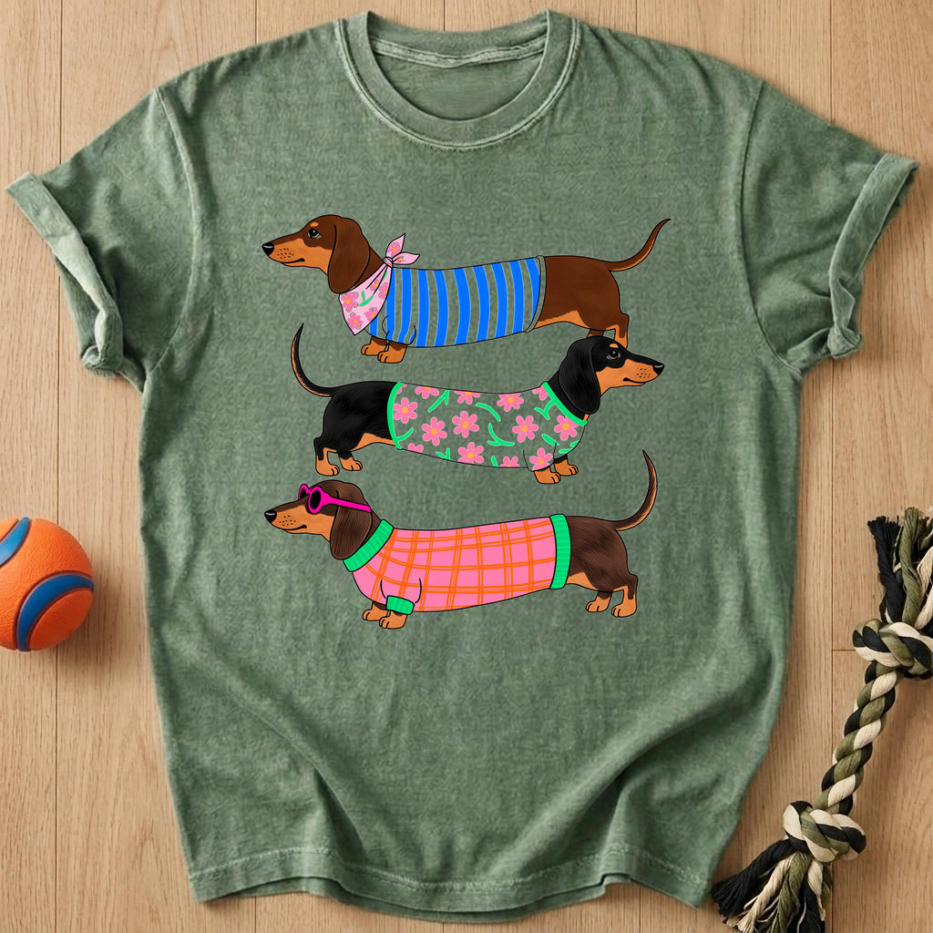 Sausage Dog T-Shirt – Moss t-shirt
