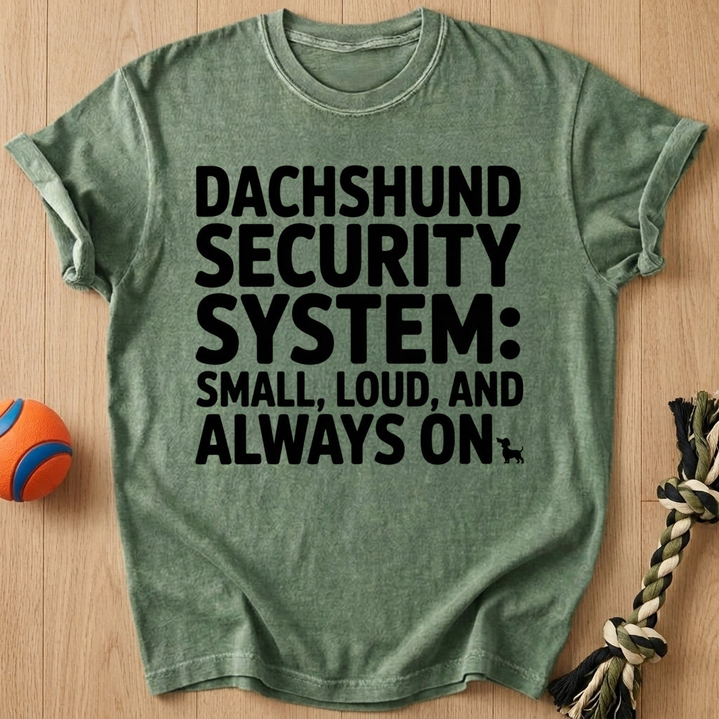 Security System T-Shirt – Moss t-shirt