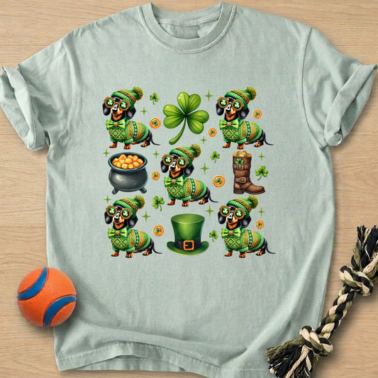 Shamrock Doxie T-Shirt – Bay t-shirt
