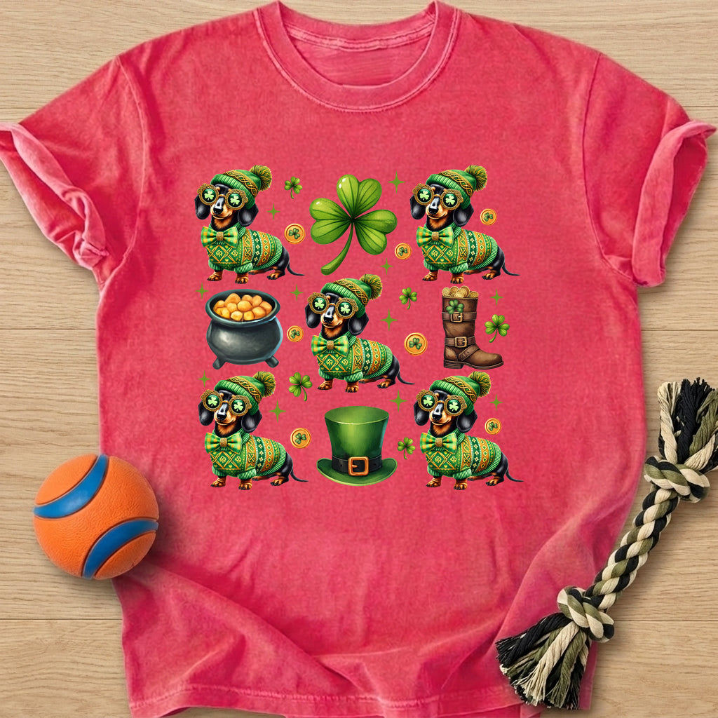 Shamrock Doxie T-Shirt – Watermelon t-shirt