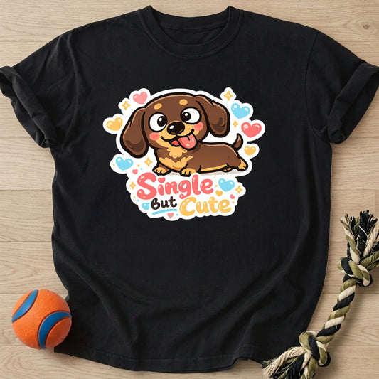 Single Cute T-Shirt – Black t-shirt