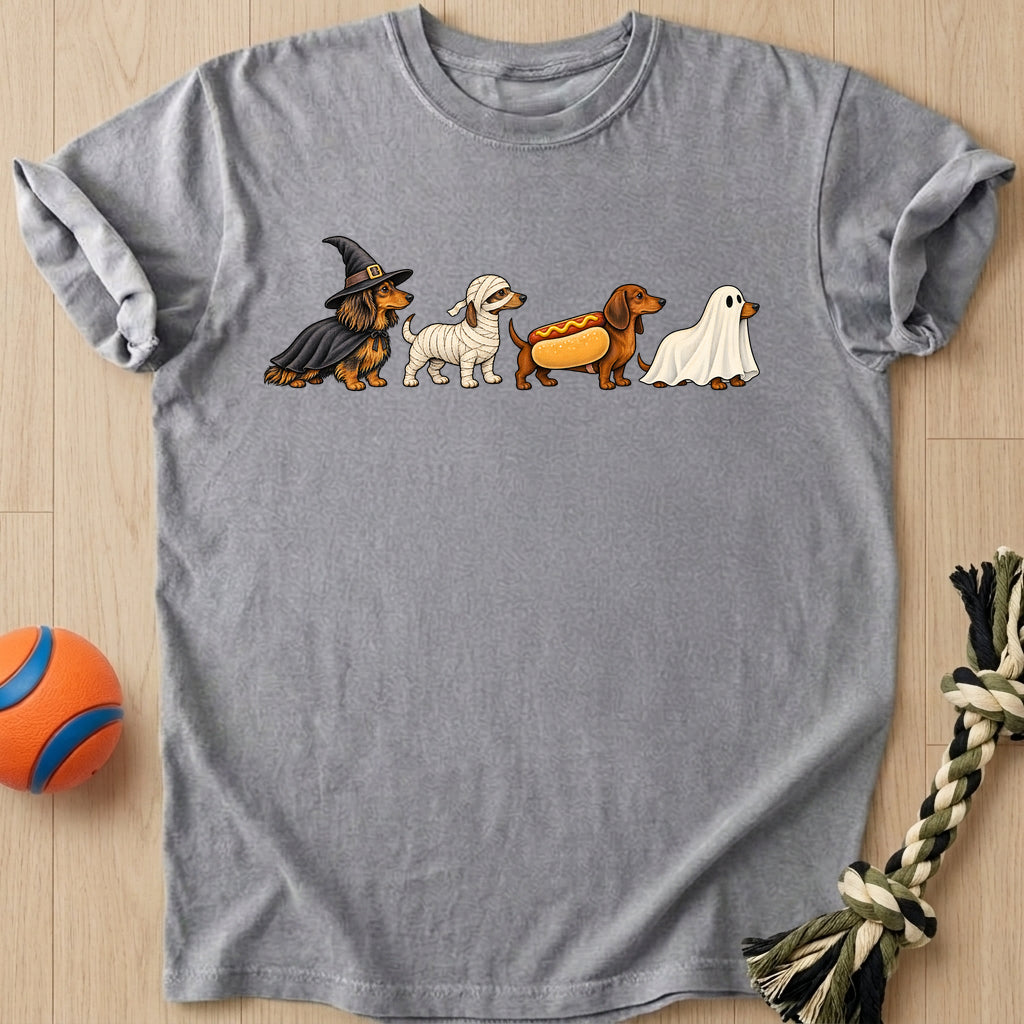 Spooky Doxies T-Shirt – Grey t-shirt