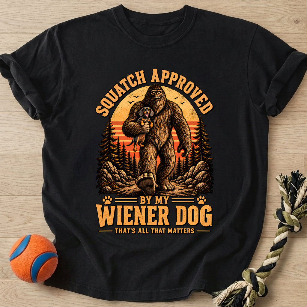 Squatch Approved T-Shirt – Black t-shirt