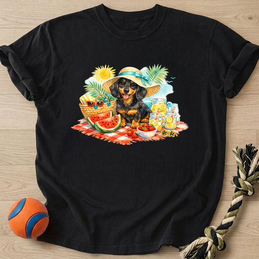 Summer Picnic T-Shirt – Black t-shirt
