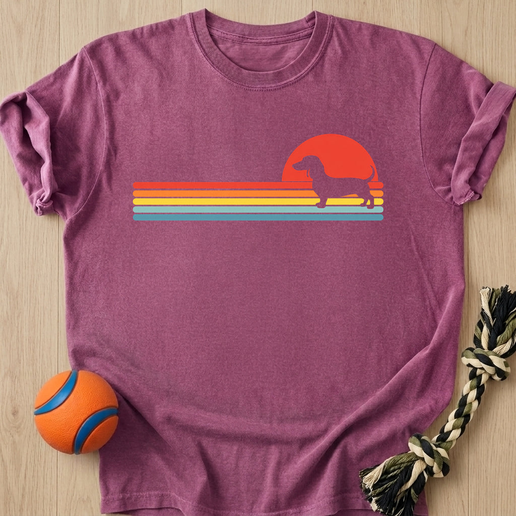 Sunset Wiener T-Shirt – Berry t-shirt