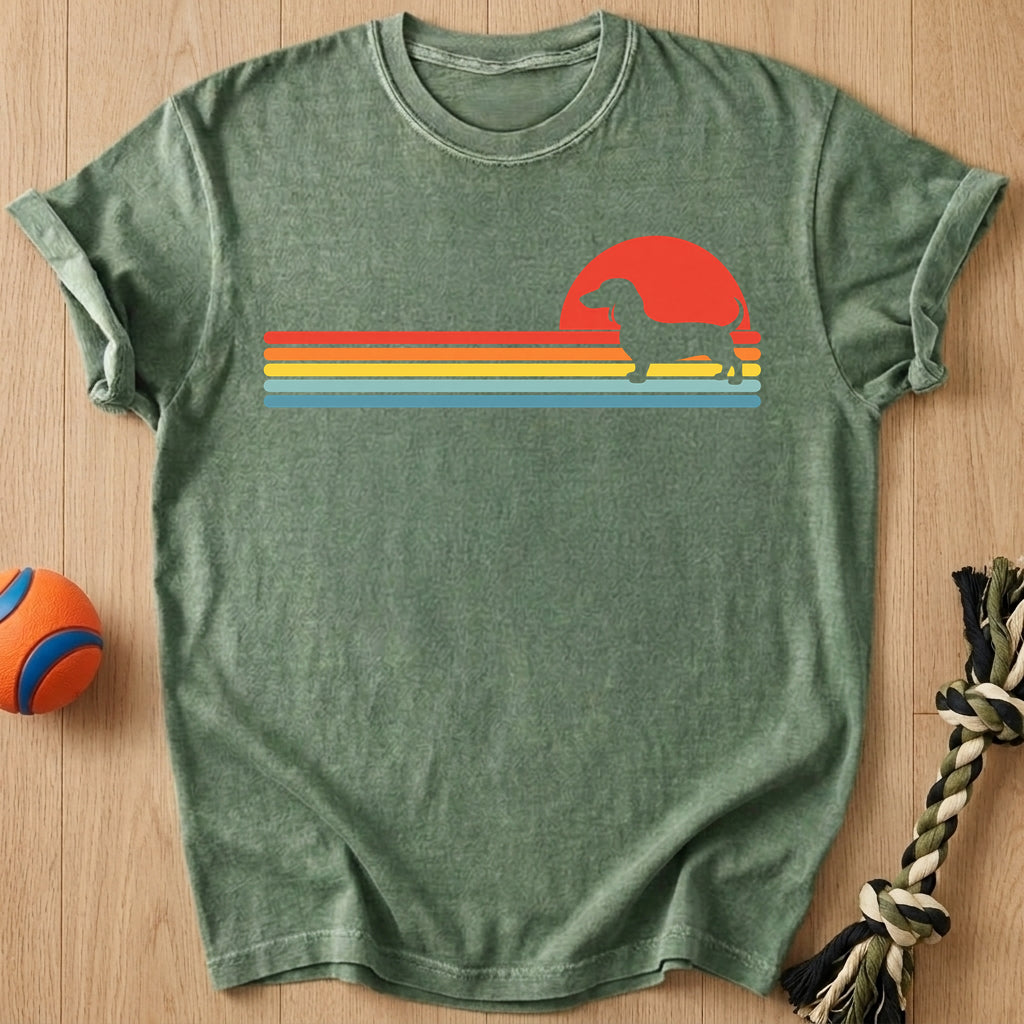 Sunset Wiener T-Shirt – Moss t-shirt