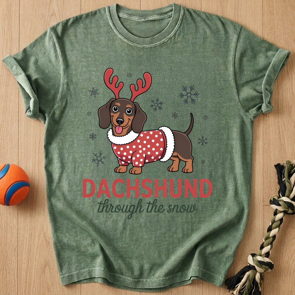 Through The Snow T-Shirt – Moss t-shirt