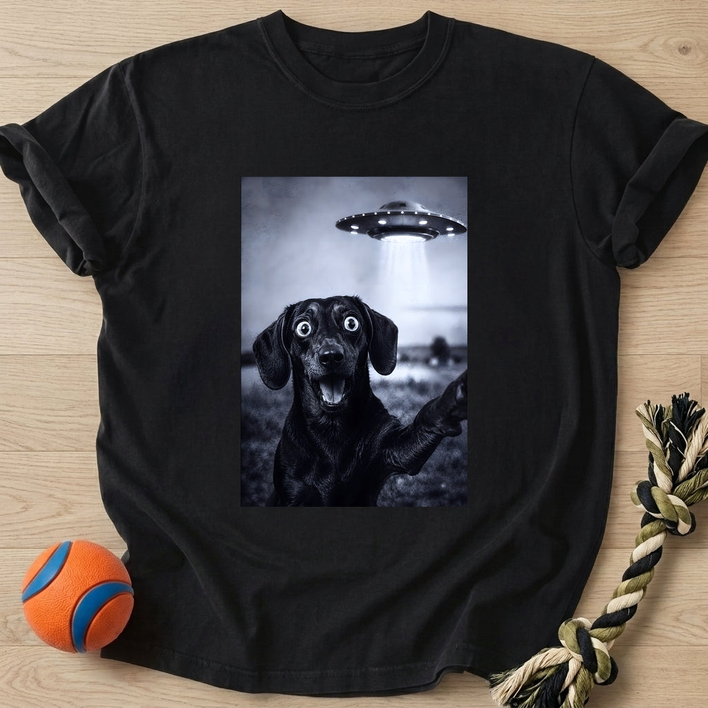Ufo Doxie T-Shirt – Black t-shirt