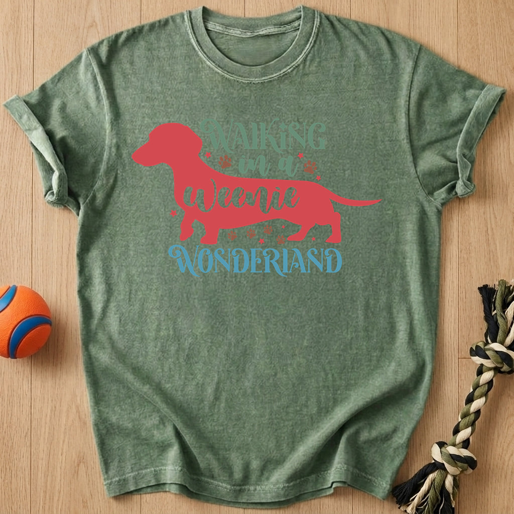 Walking Weenie T-Shirt – Moss t-shirt
