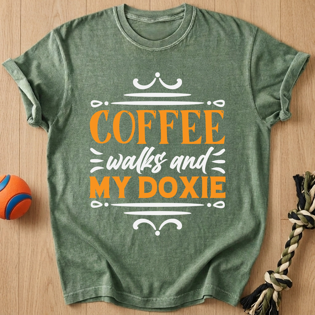 Walks Coffee T-Shirt – Moss t-shirt