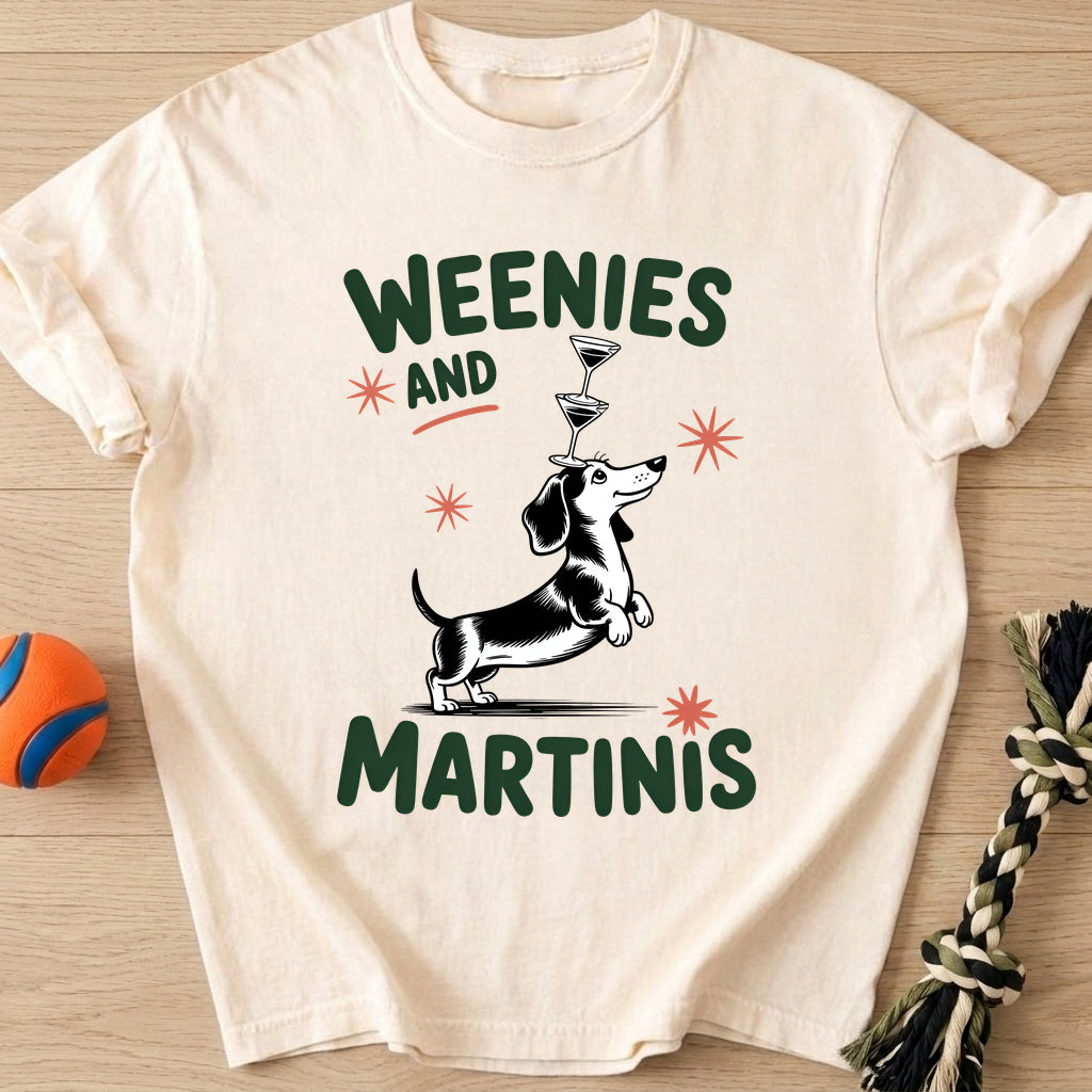Weenies Martinis T-Shirt – Ivory t-shirt
