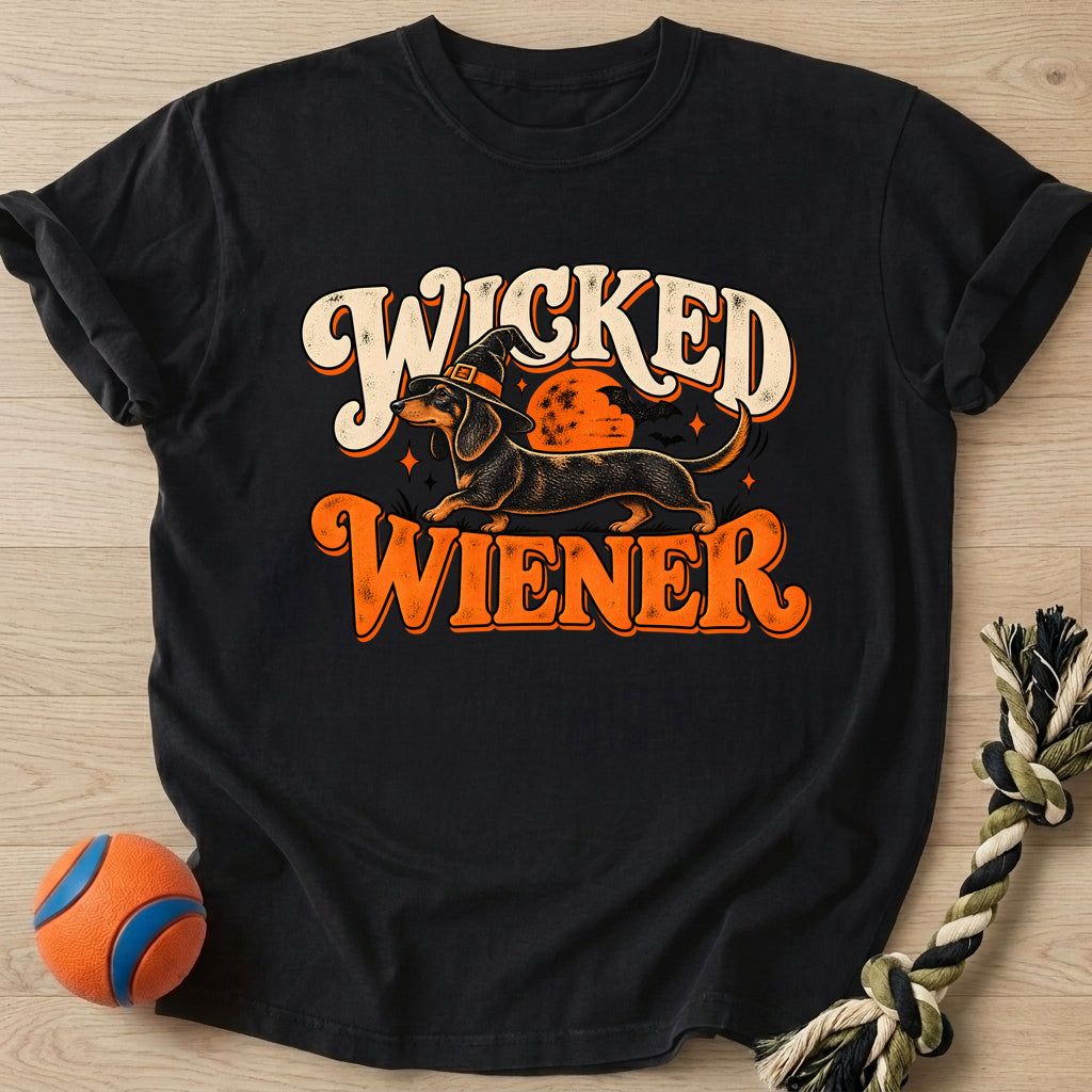 Wicked Wiener T-Shirt – Black t-shirt
