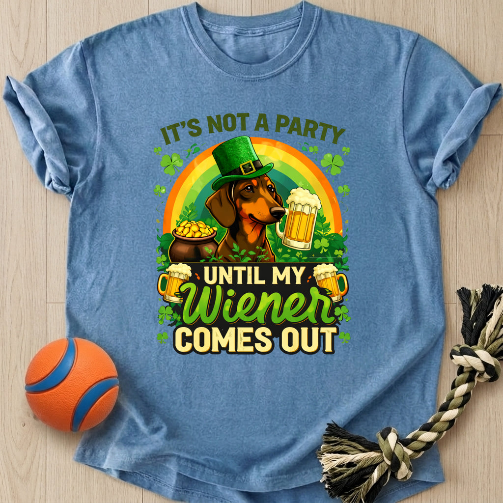 Wiener Comes Out T-Shirt – Bluejean t-shirt