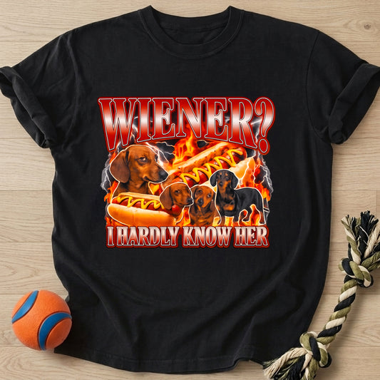 Wiener Joke T-Shirt – Black t-shirt