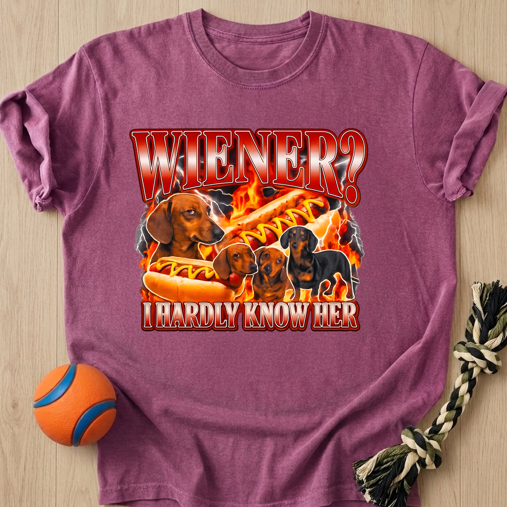 Wiener Joke T-Shirt – Berry t-shirt