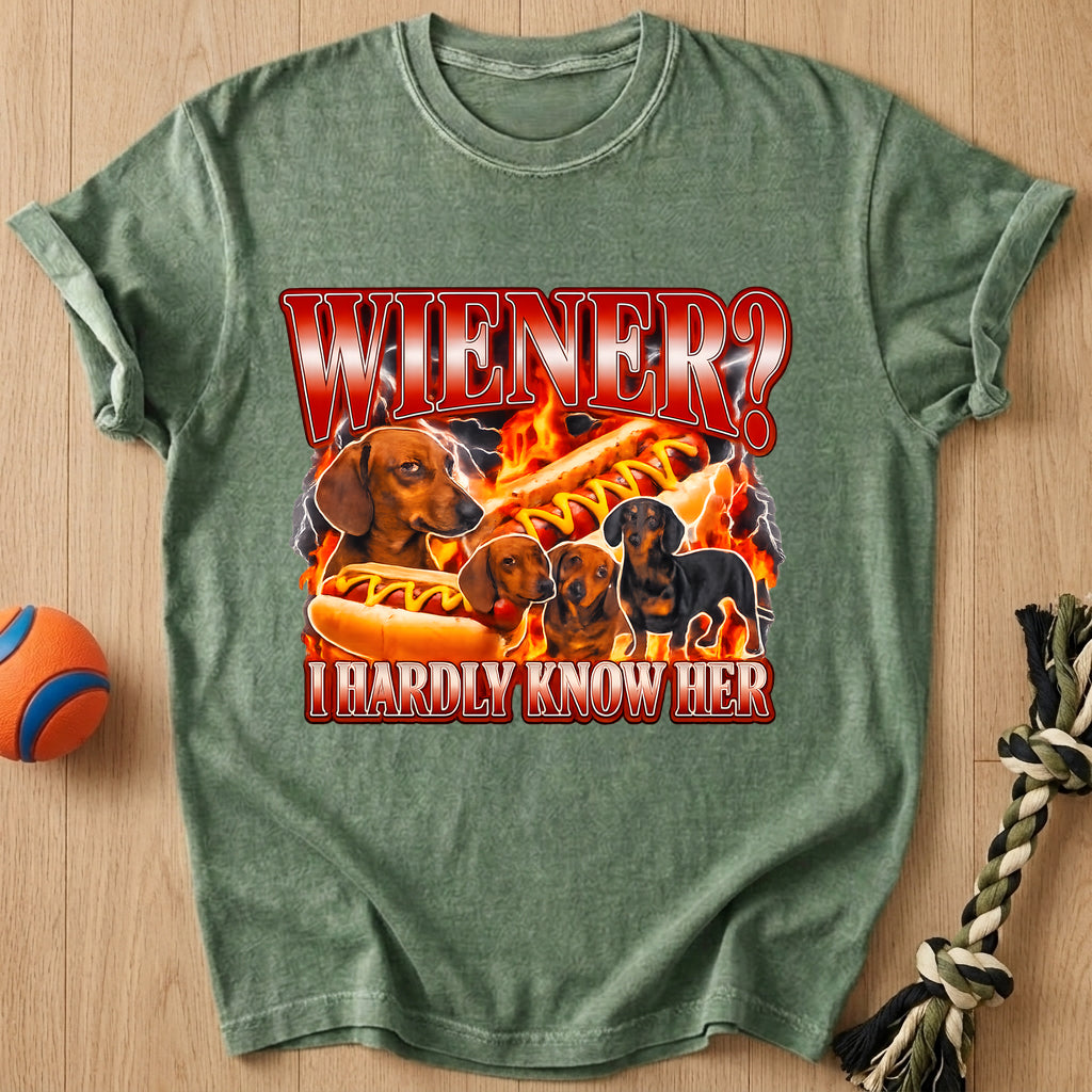 Wiener Joke T-Shirt – Moss t-shirt