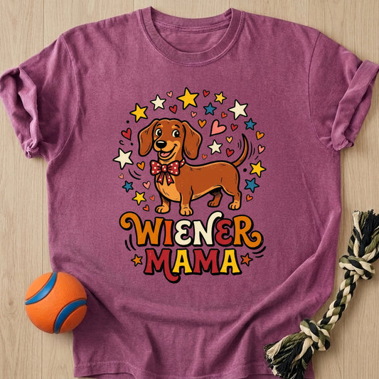 Wiener Mama T-Shirt – Berry t-shirt