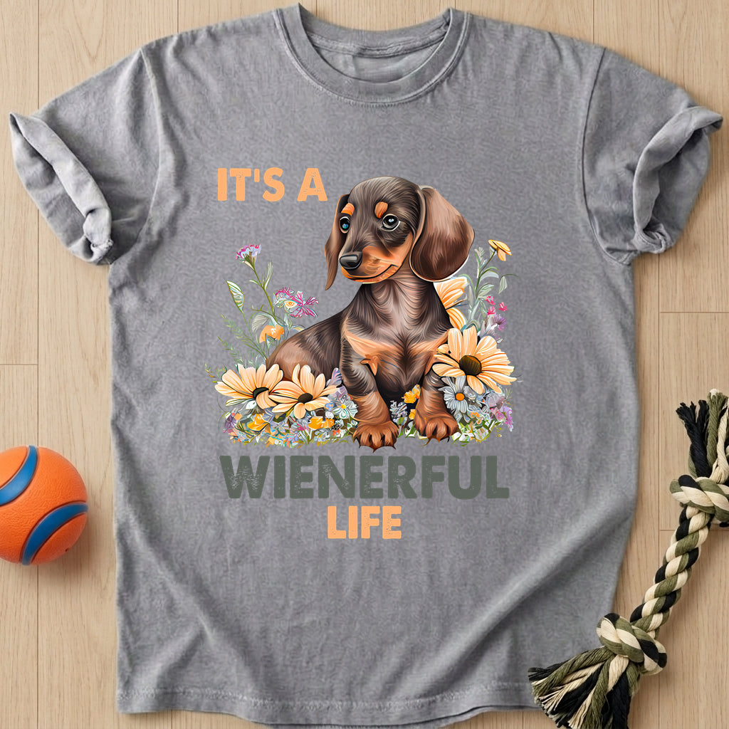 Wienerful Life T-Shirt – Grey t-shirt