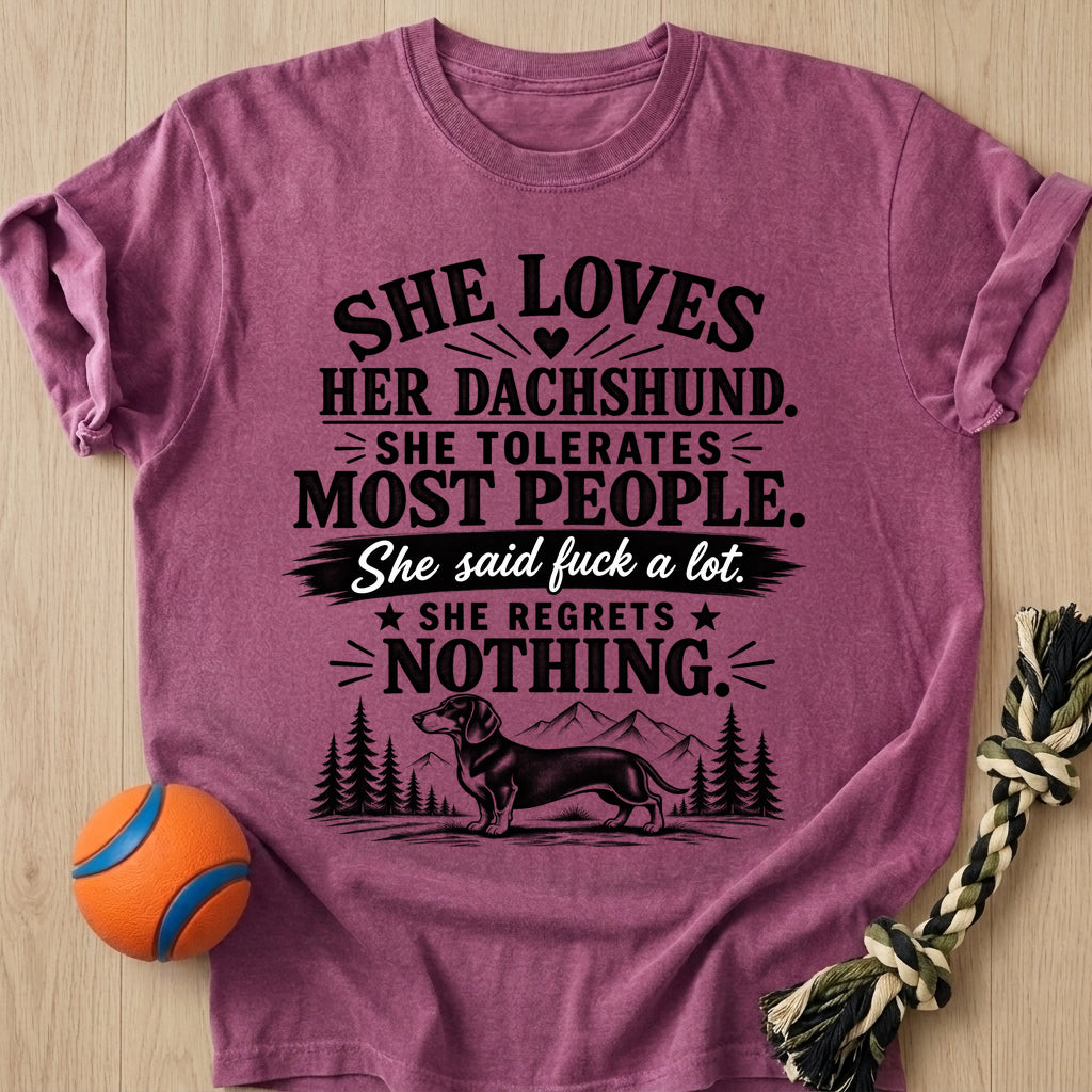 Zero Regrets T-Shirt – Berry t-shirt