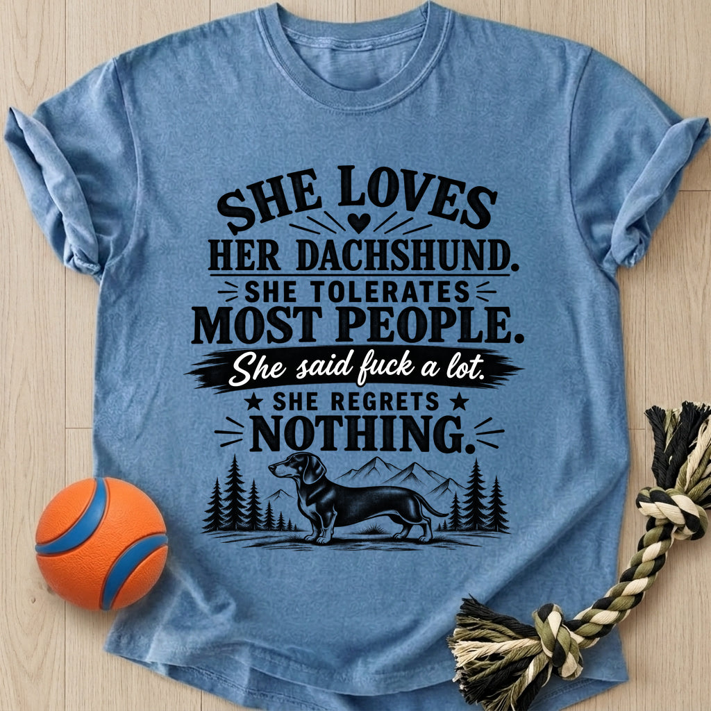 Zero Regrets T-Shirt – Bluejean t-shirt