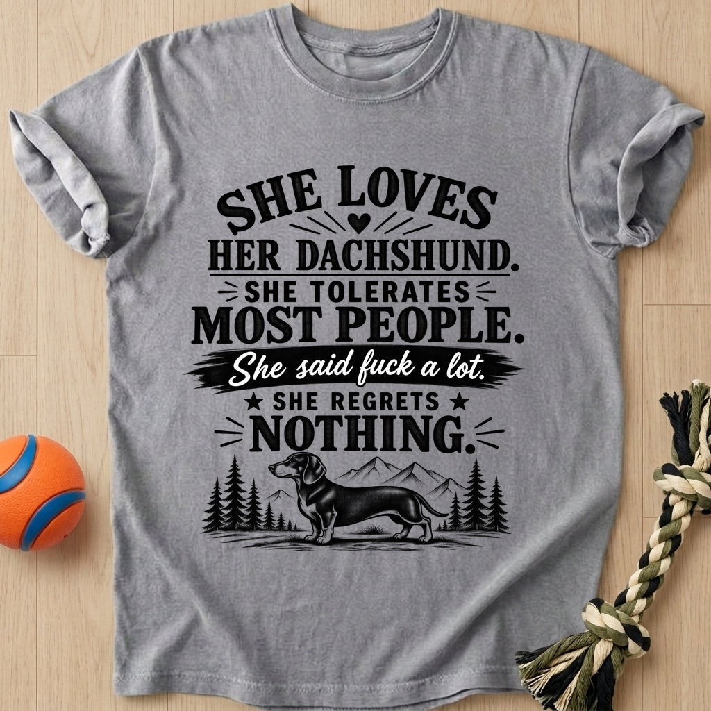Zero Regrets T-Shirt – Grey t-shirt